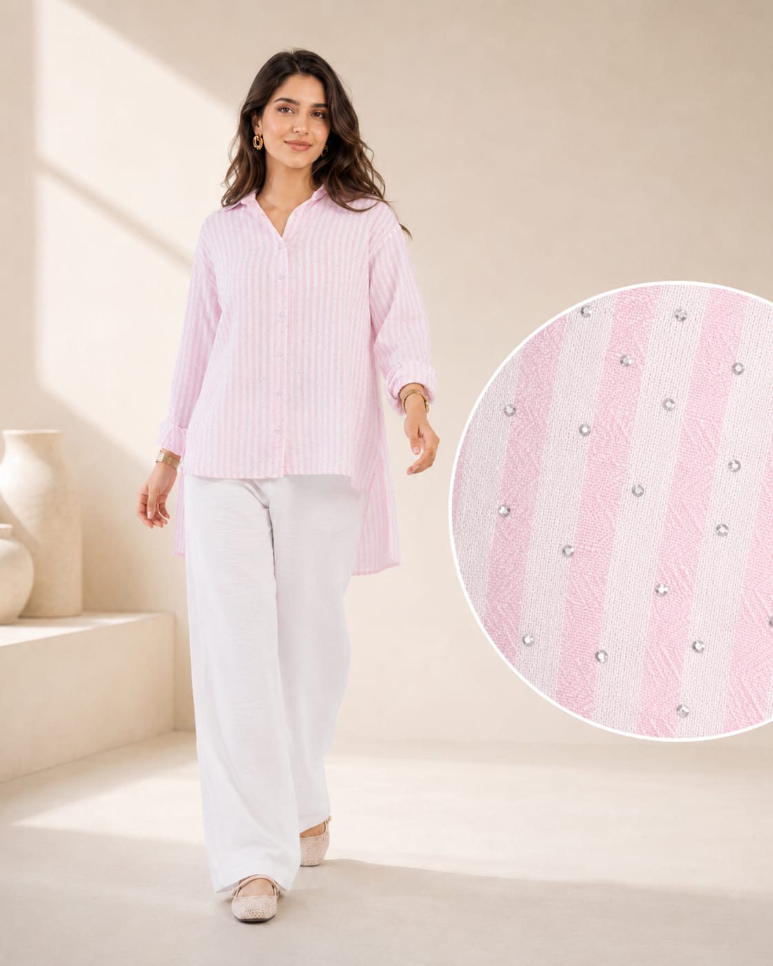 Sparkle Linen Shirt