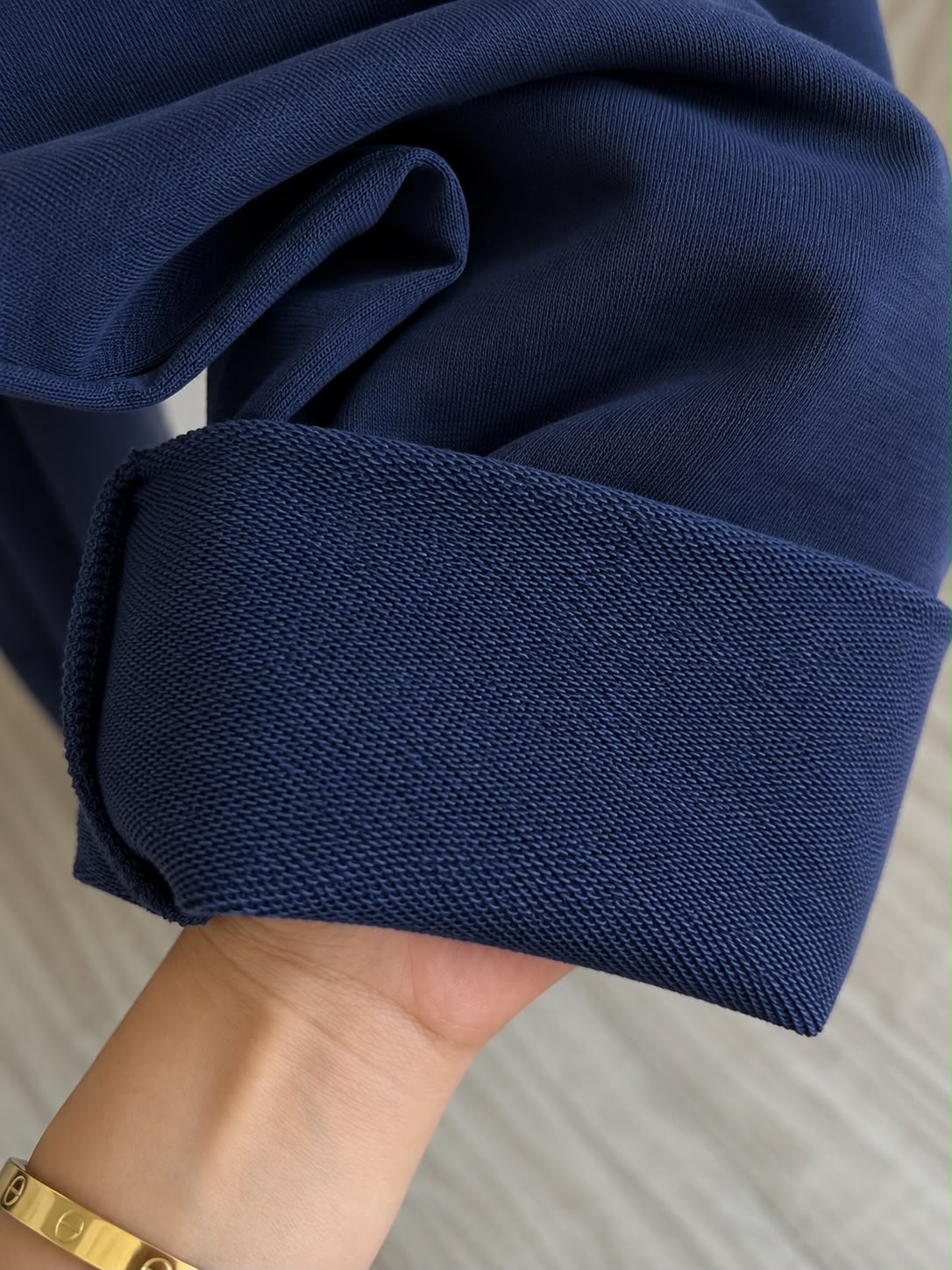 Cotton Wide Leg Trousers