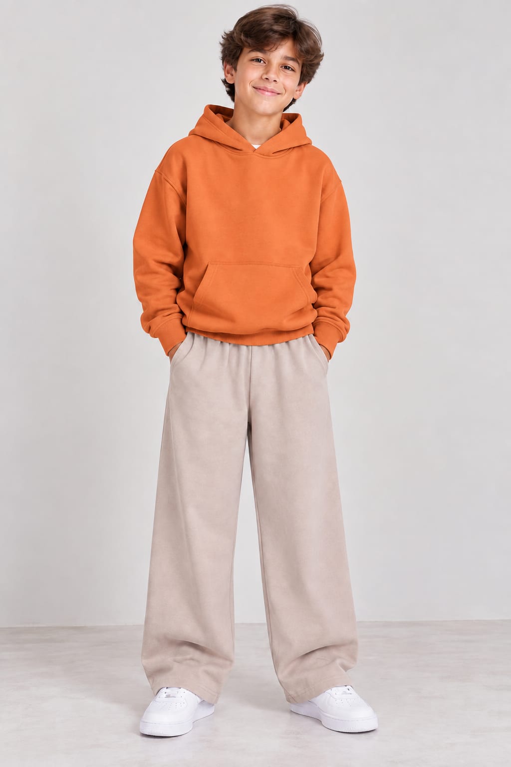 Cotton Wide Leg Trousers