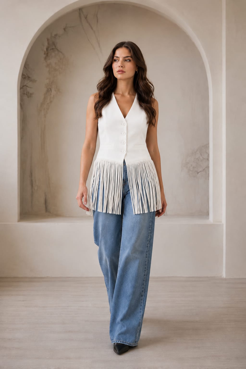 Long Tassel Vest