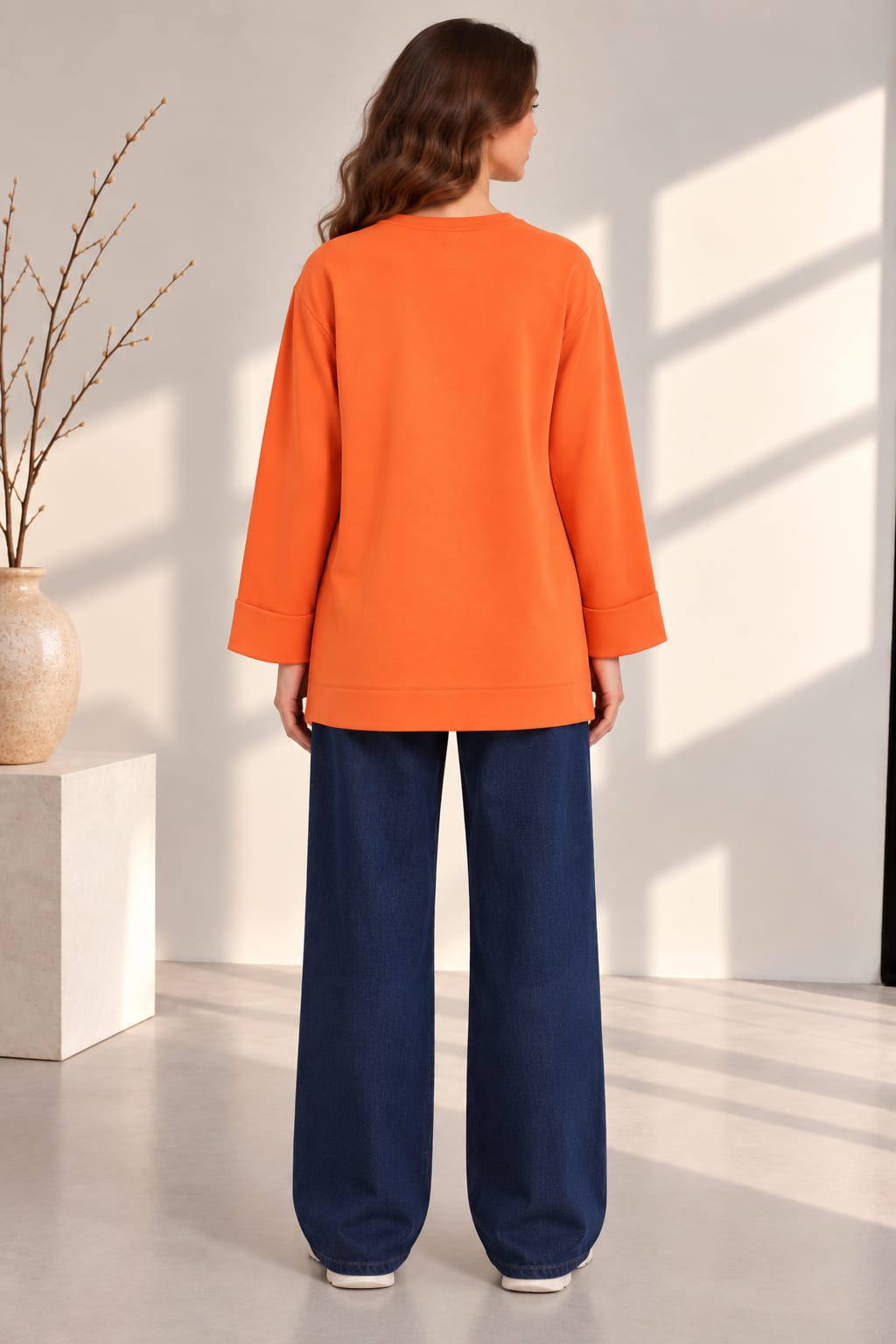 Folded Sleeves T-Shirt