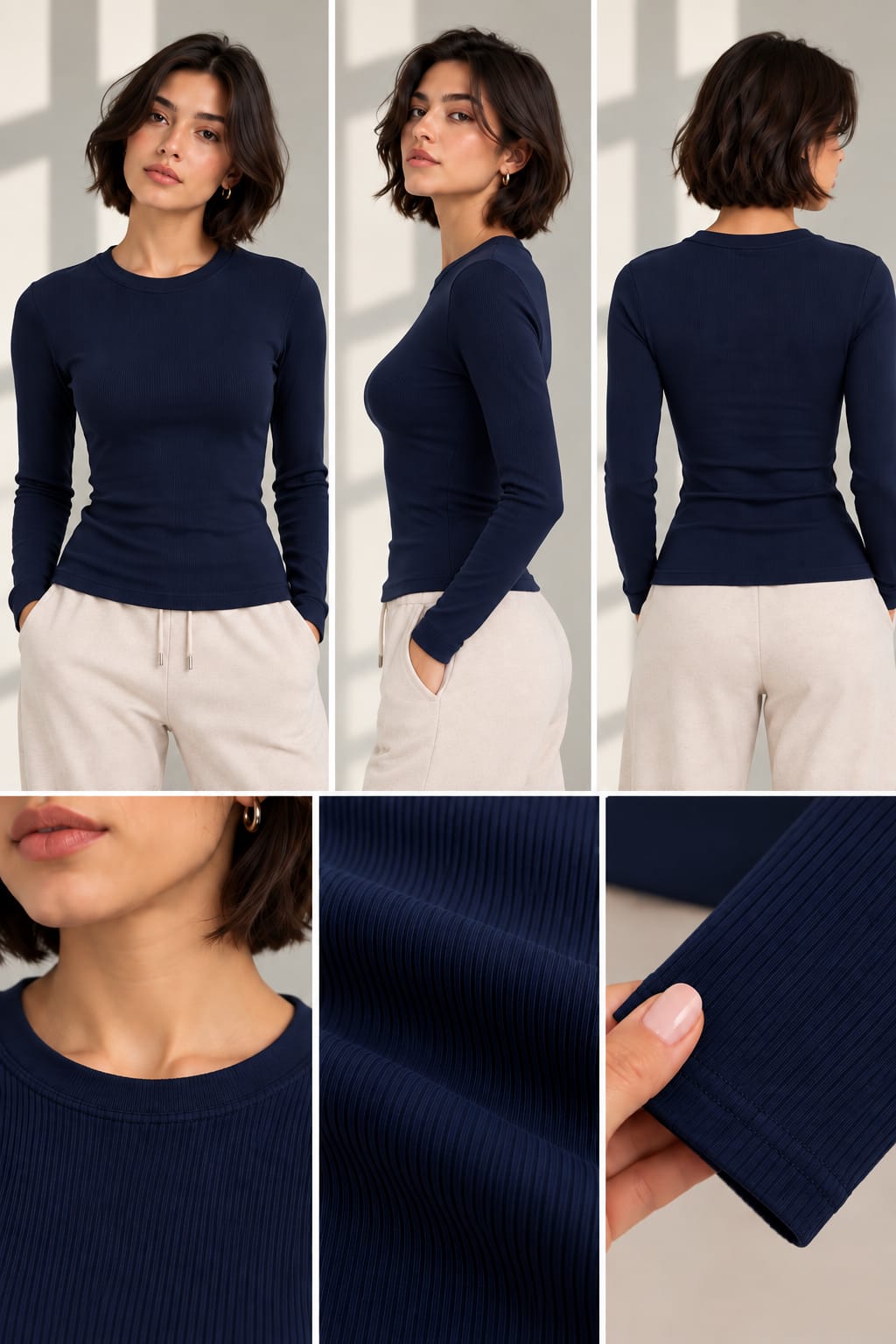 Long Sleeve Cotton Top