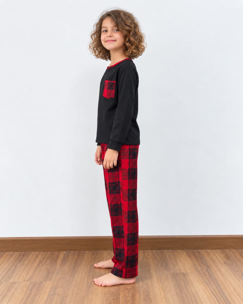 Plaid Pajama For Kids