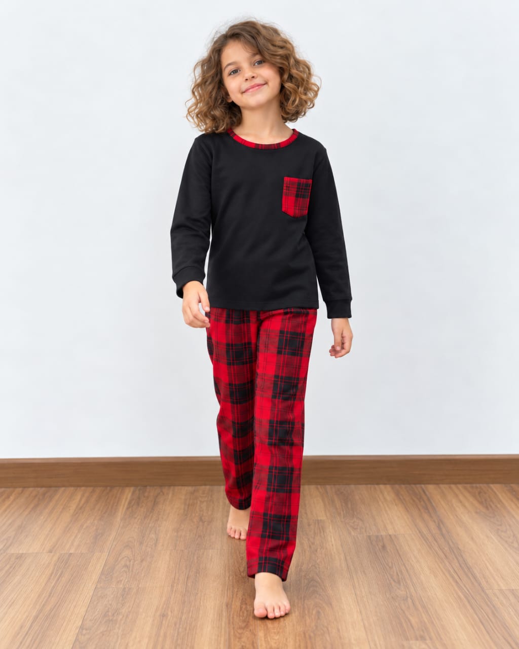 Plaid Pajama For Kids