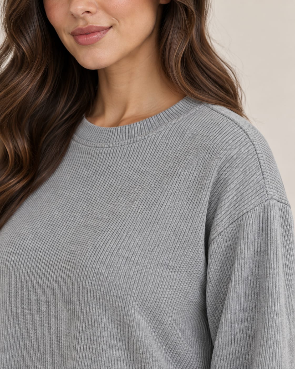 Ribbed Side Slit Set