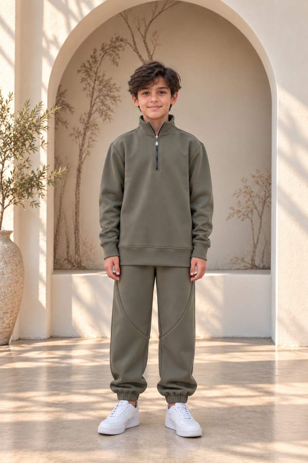 High Neck Zipper Set