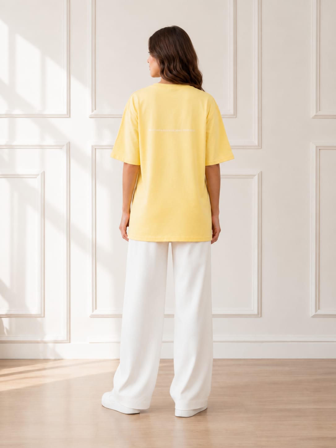 Cotton Everyday T-Shirt In Yellow