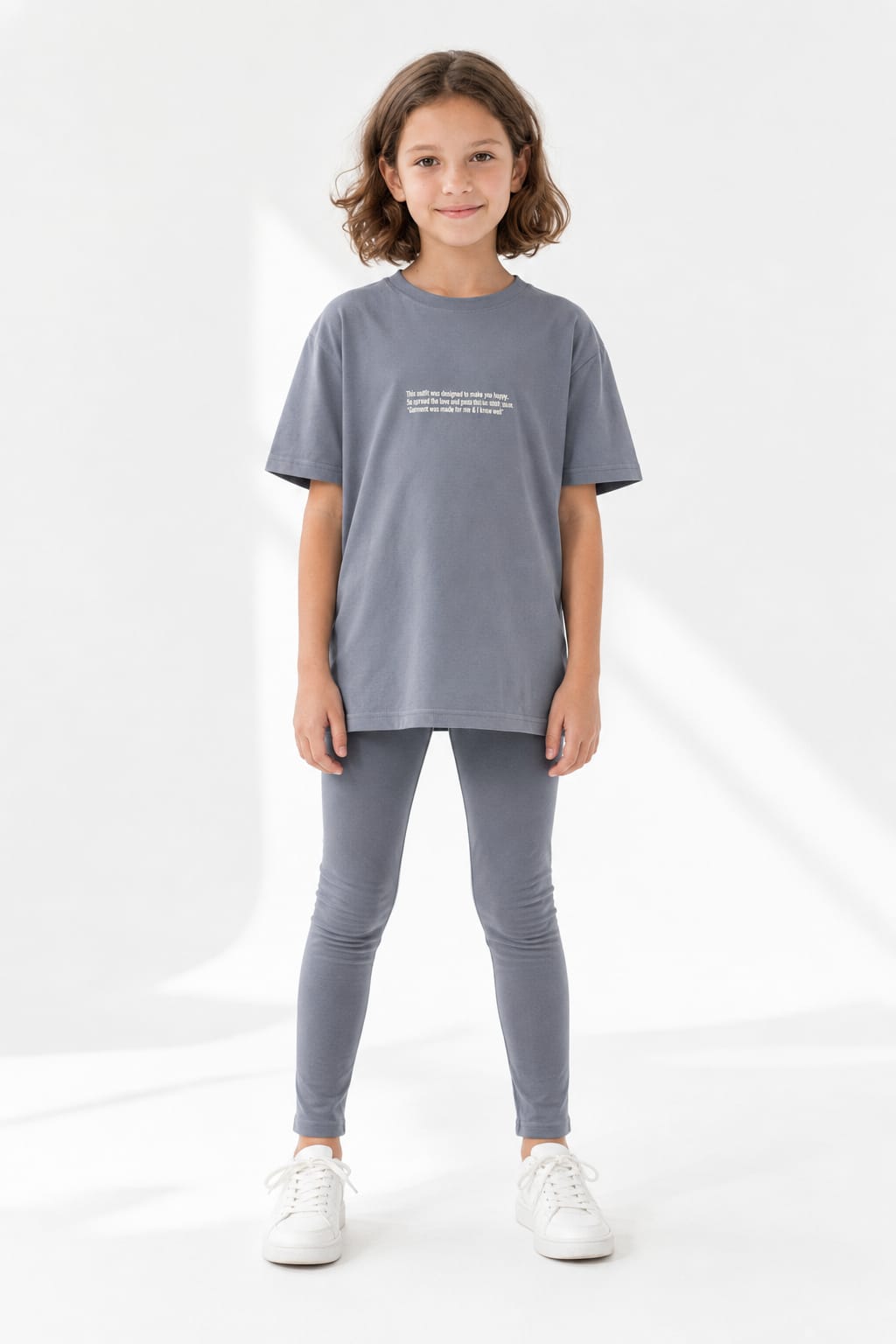 Printed Cotton Kids Legging Set