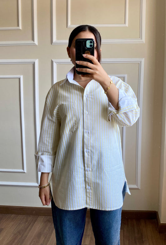 Striped Shirt | Yellow