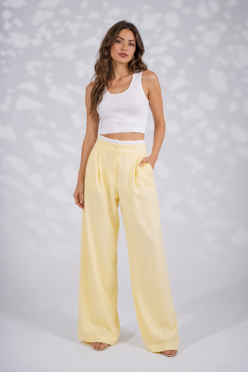 High Waist Wide Leg Pants