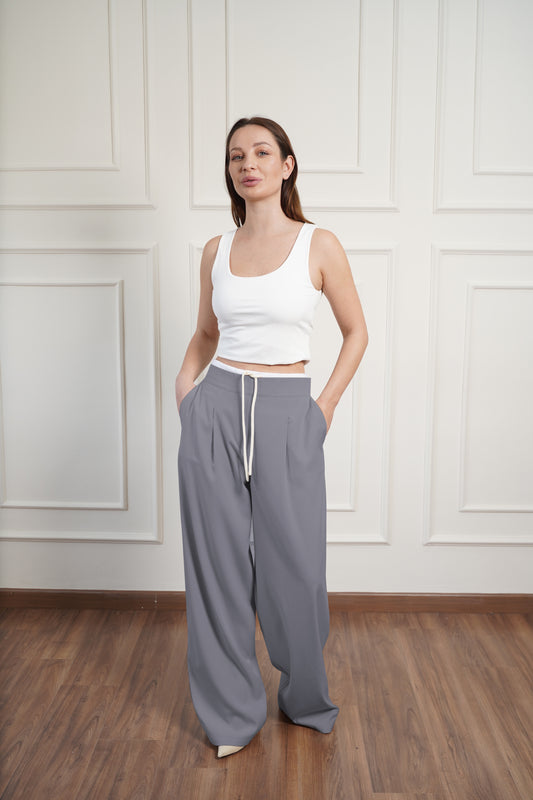 Boxer Trousers In Gray