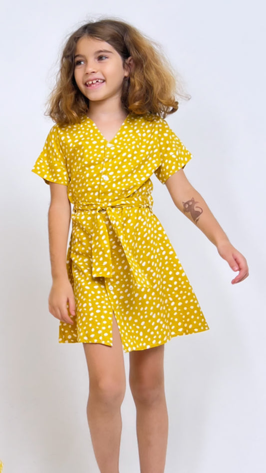 Polka Dots Girls Dress