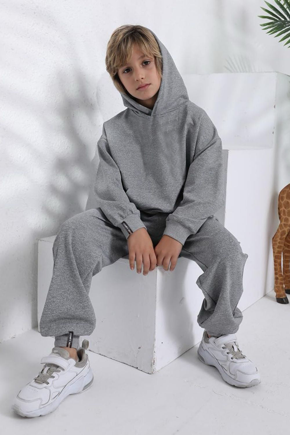 All In Gray Kids Tracksuit